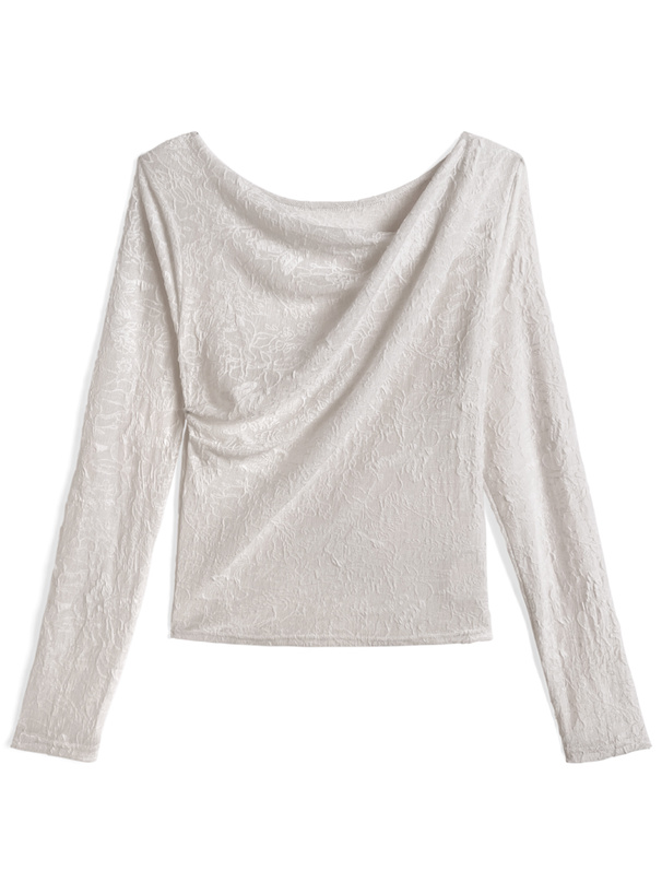 3Wayレースドレープトップス