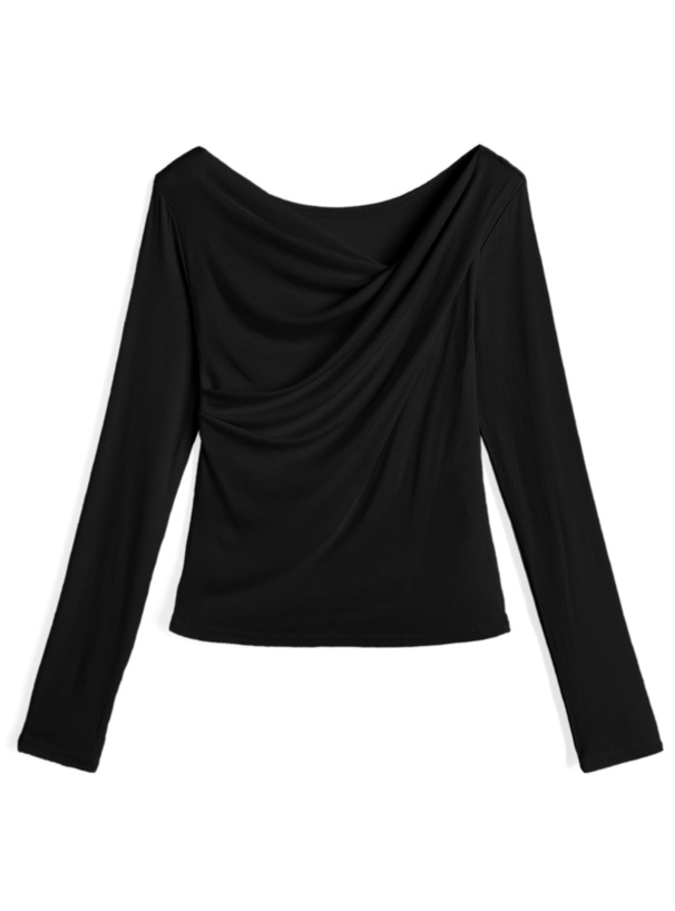 接触冷感3Wayシアードレープカシュクールトップス
