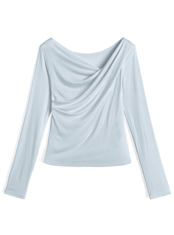 接触冷感3Wayシアードレープカシュクールトップス