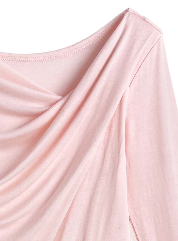 接触冷感3Wayシアードレープカシュクールトップス