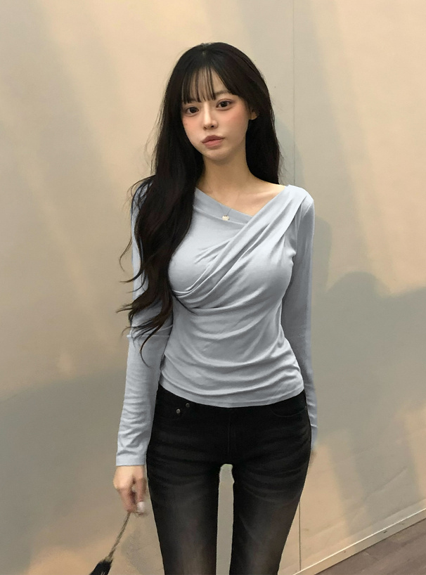 接触冷感3Wayシアードレープカシュクールトップス