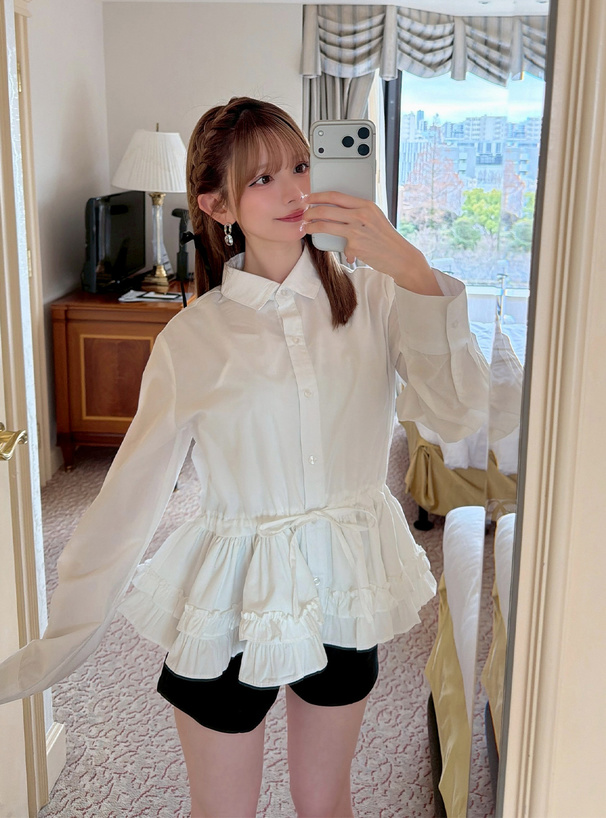 ティアードフリルチュニック