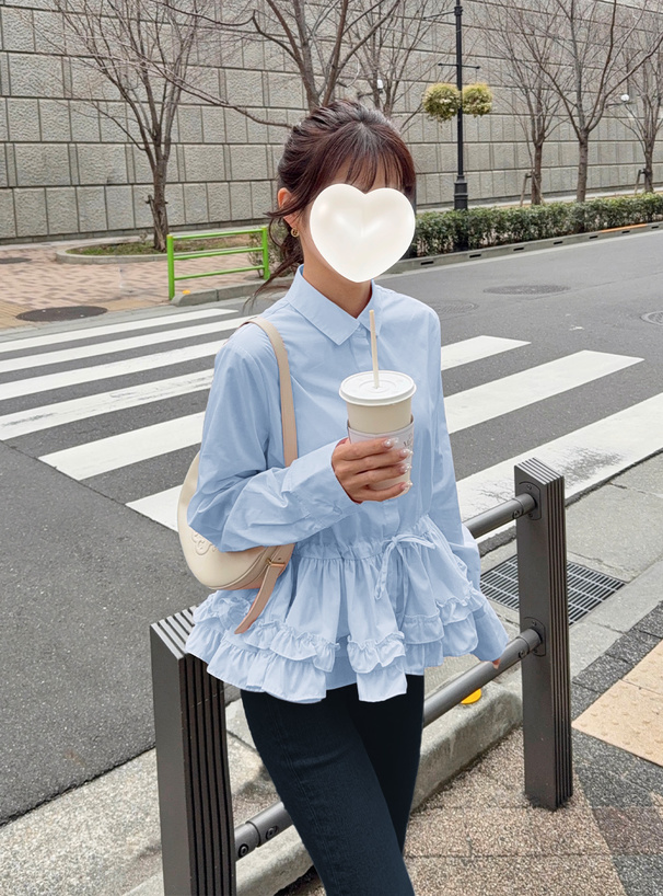 ティアードフリルチュニック