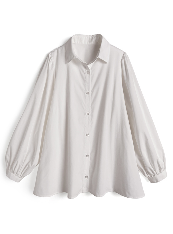 ビッグリボンビスチェ×シャツチュニックアンサンブル