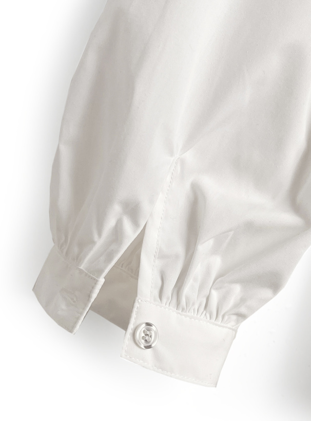 ビッグリボンビスチェ×シャツチュニックアンサンブル