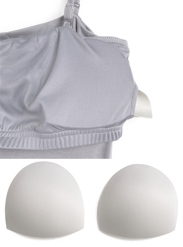 チェック柄シアーボレロ×カップ付きキャミソールアンサンブル