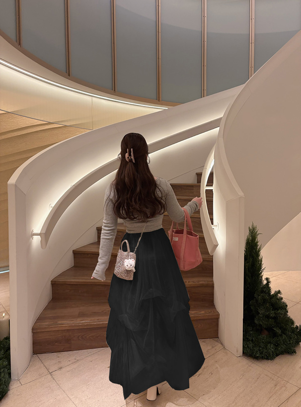 バルーンヘムスカート