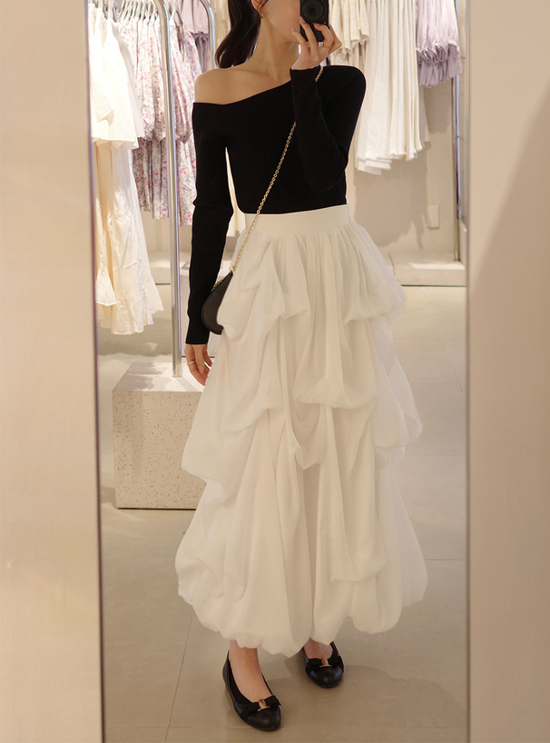 バルーンヘムスカート