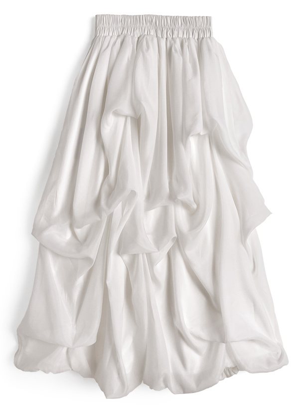 バルーンヘムスカート