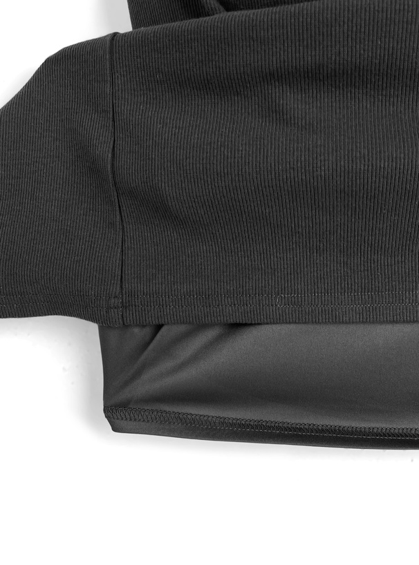 カップ付きドレープカシュクールキャミソールワンピース