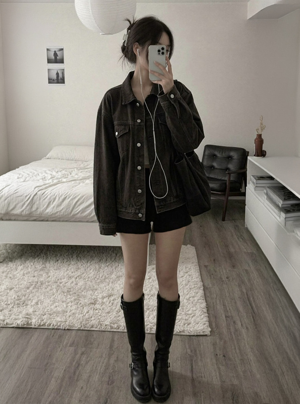 ハイウエストショートパンツ