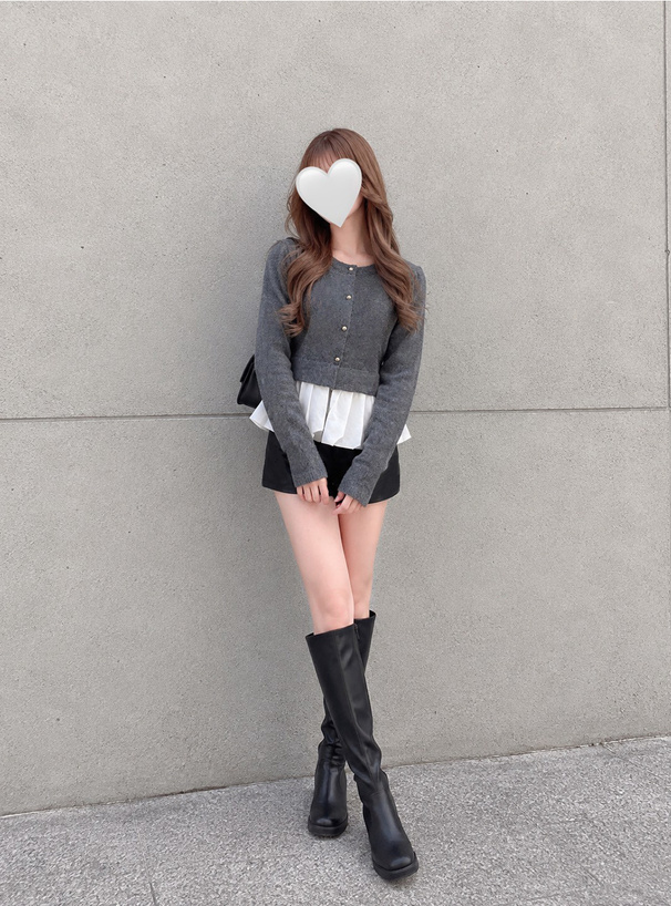 ハイウエストショートパンツ
