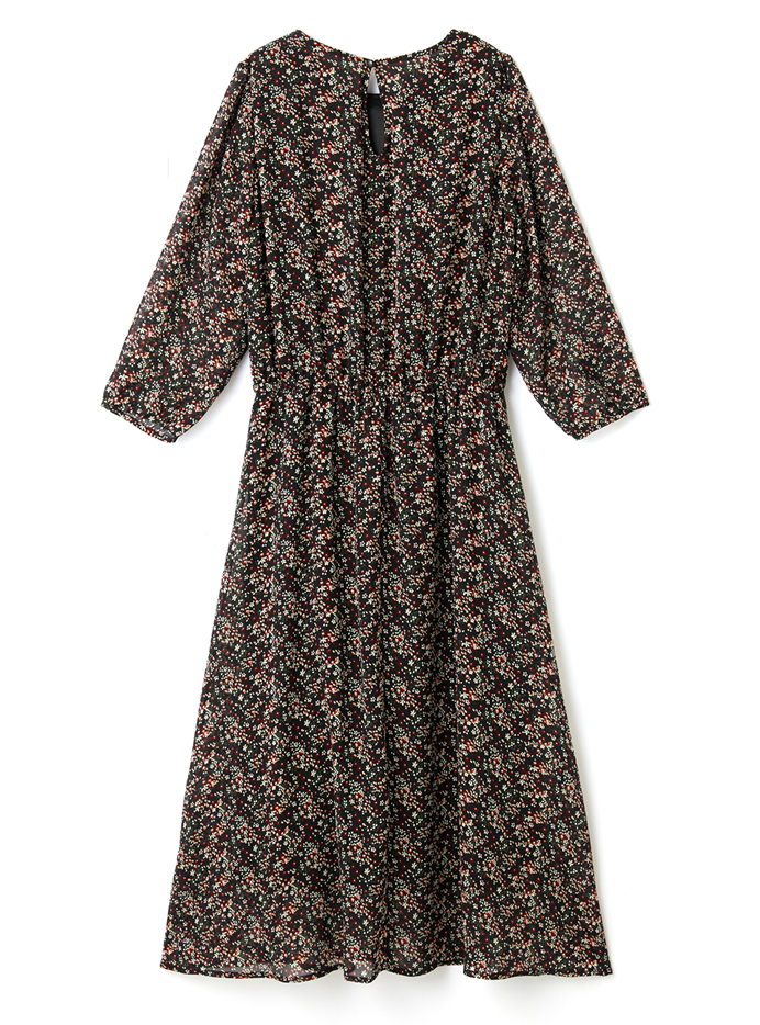 フラワーシフォンワンピース