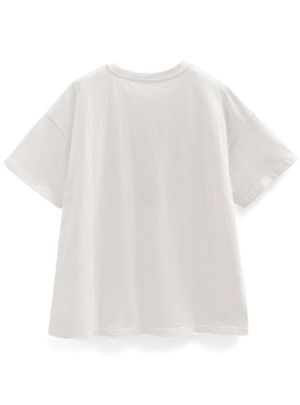フラワープリントロゴTシャツ[dpk429] | レディースファッション