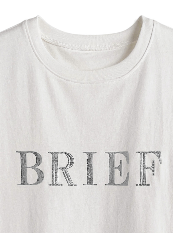 箔ロゴTシャツ