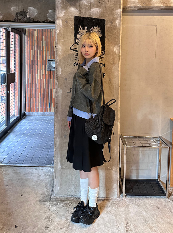 シャツドッキングニットカーディガン