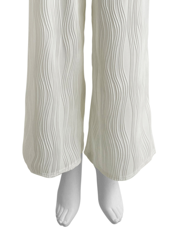 ウェーブプリーツワイドパンツ[dpk455] | レディースファッション通販