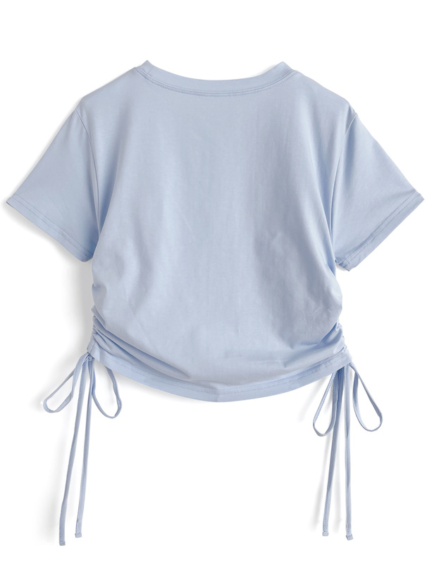 サイドドロストTシャツトップス