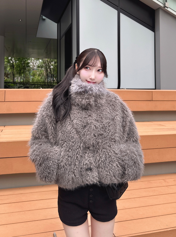 襟2Wayファージャケット[dpk473] | レディースファッション通販の