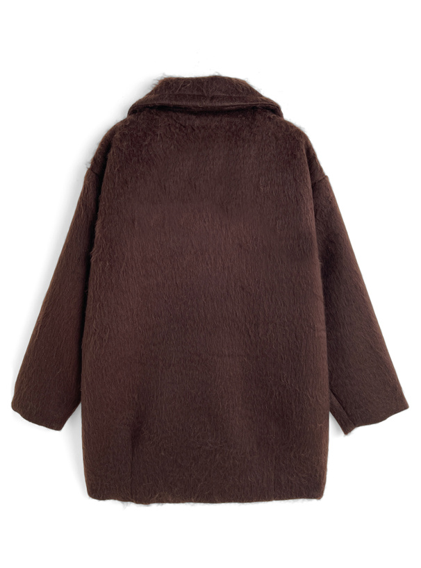 シャギーダブルコクーンコート[dpk476] | レディースファッション通販