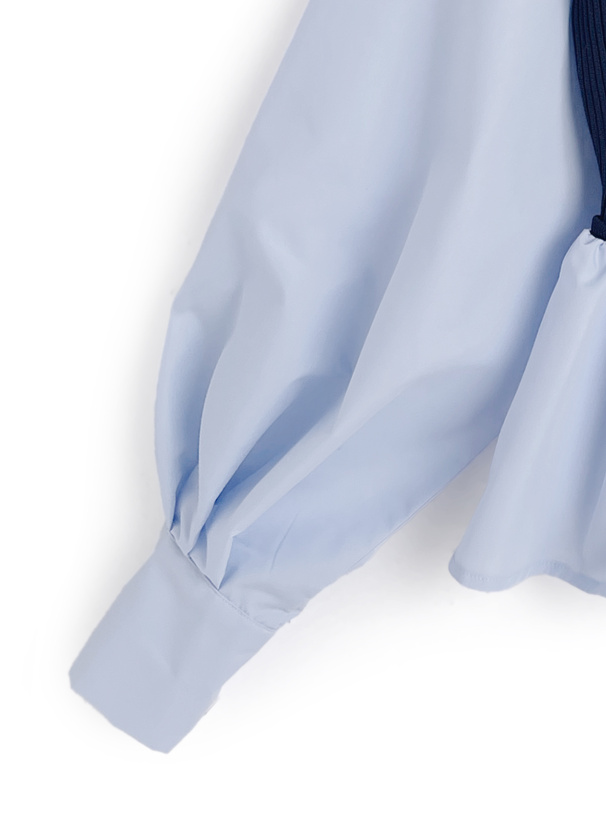 ビスチェドッキングシャツ