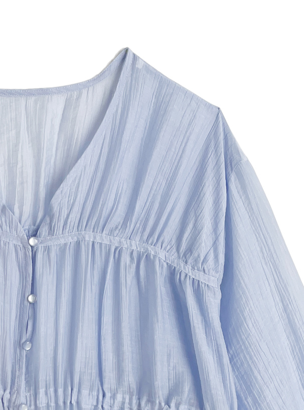 ギャザーシアーブラウス