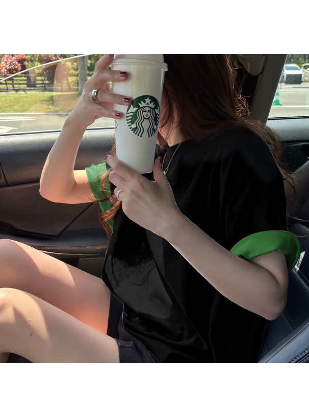 バイカラーTシャツ