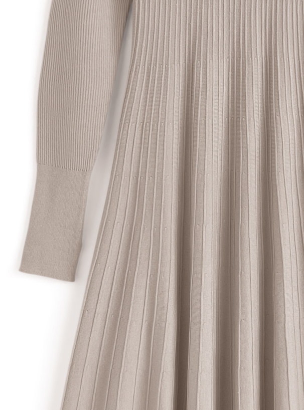 ステラマッカートニー　ニットフレアワンピース フィット＆フレアニットワンピース [E3289] - レディース