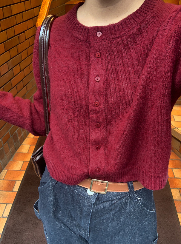 ベーシックニットカーディガン