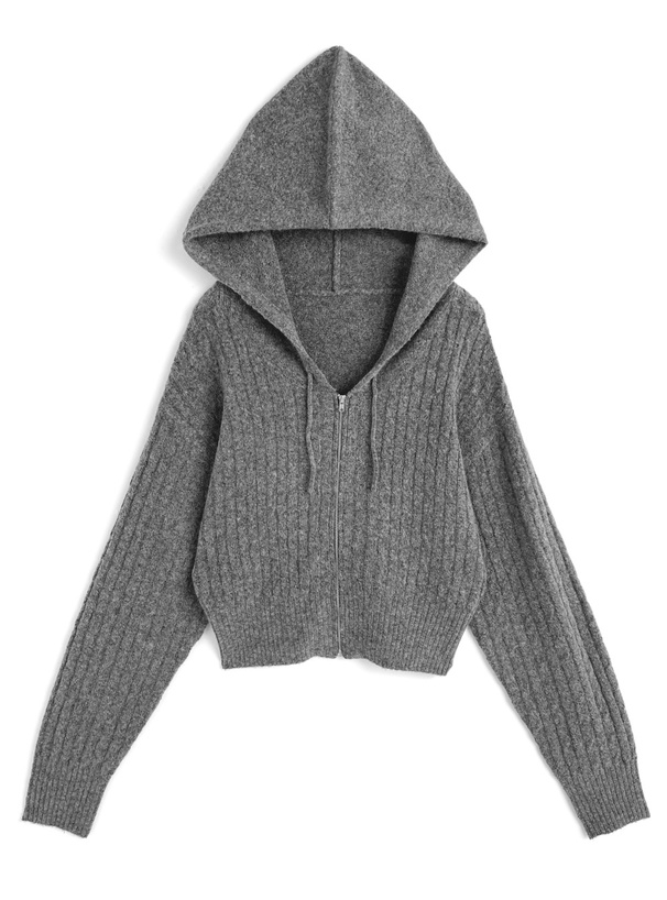 バーバリーブルーレーベル　ケーブルニット　パーカー　ニット　フード　リブ adew0000006_c3.jpg?fitin=720:720