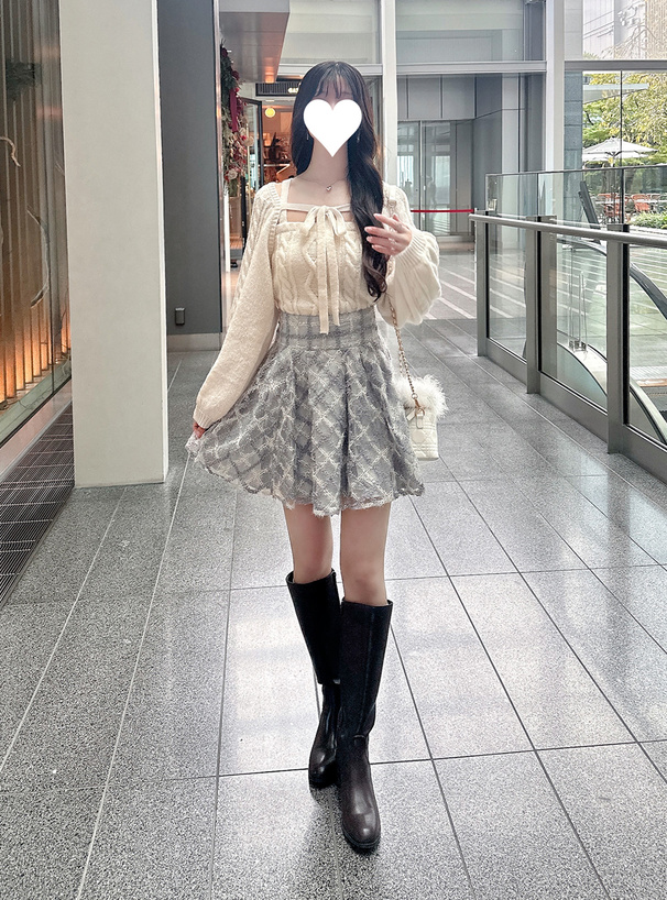 Randy シャツドッキングベアニットアンサンブル シャツドッキングベアニットアンサンブル – Randy