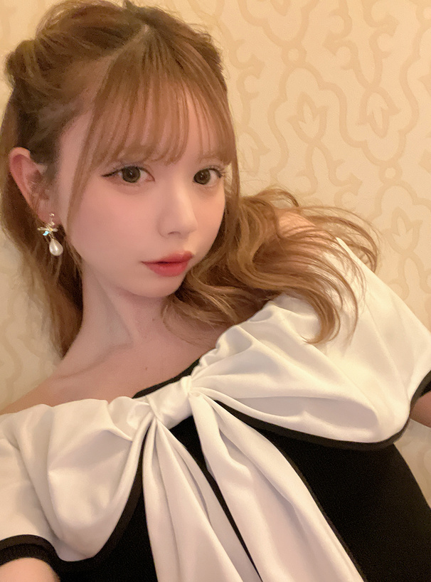 2Wayリボンニットミニワンピース
