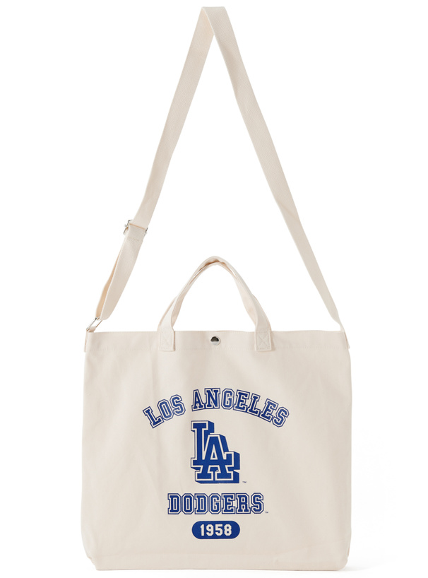 MLB ロサンゼルスドジャース　ロゴプリントトートバッグ