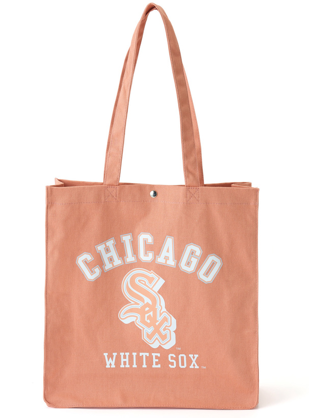 MLB シカゴホワイトソックス　ロゴプリントトートバッグ