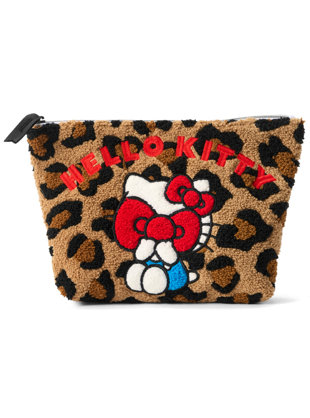 サンリオキャラクターズ ハローキティレオパード柄サガラポーチ[ec270