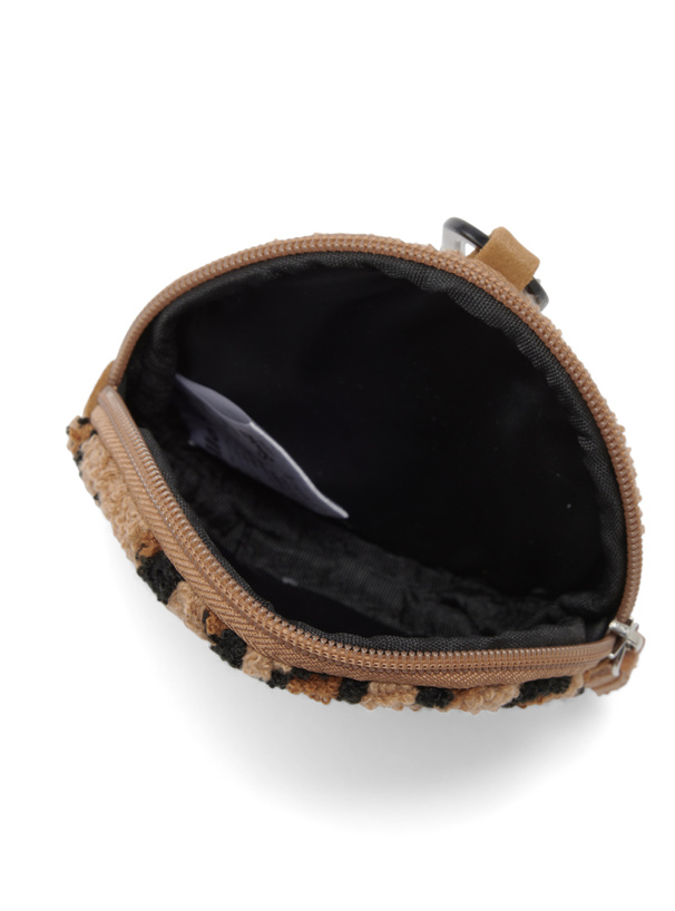 サンリオキャラクターズ　ハローキティレオパード柄サガラサークルポーチ