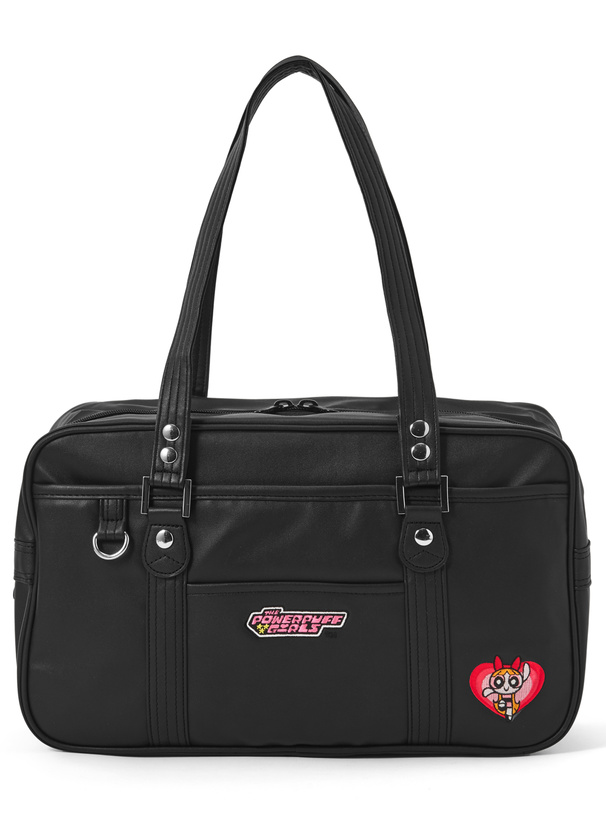 パワーパフガールズ ブロッサムロゴ刺繍スクールバッグ[ec285