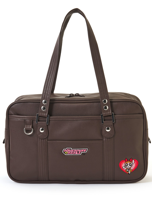パワーパフガールズ　ブロッサムロゴ刺繍スクールバッグ[ec286]