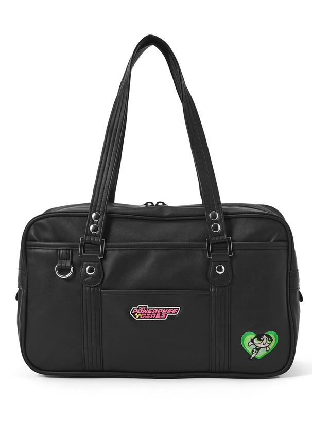 パワーパフガールズ　バターカップロゴ刺繍スクールバッグ[ec289]