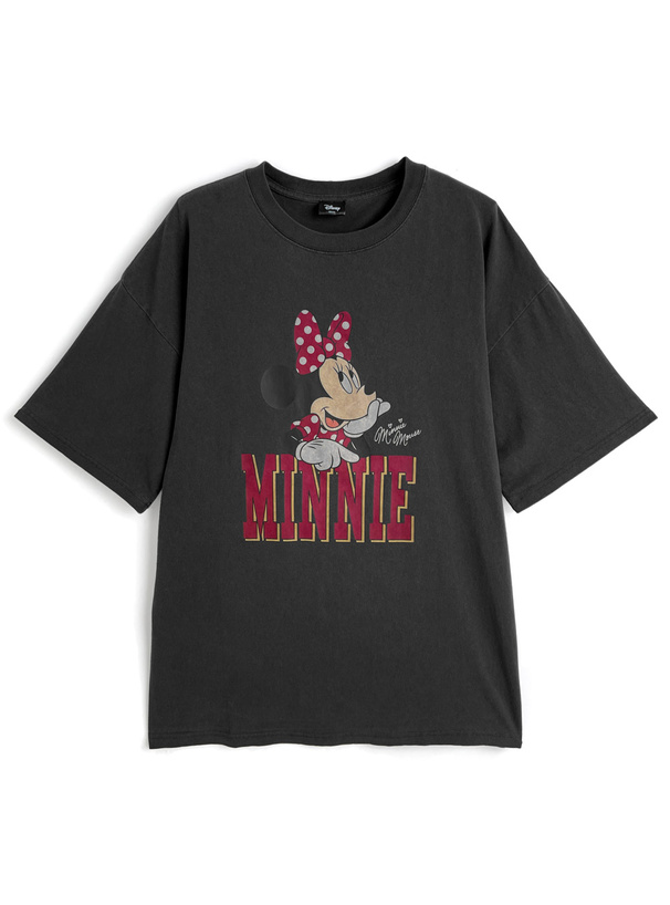 ディズニー ミニーマウス ピグメントTシャツ