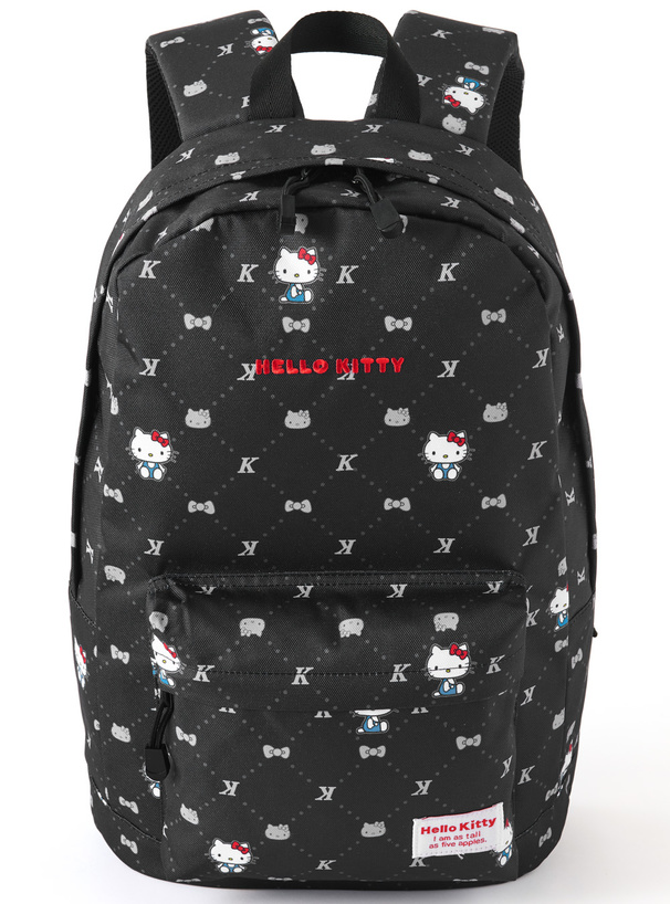 サンリオキャラクターズ　ハローキティモノグラム柄リュックサック