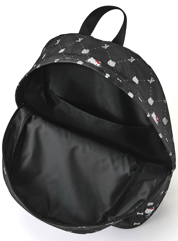 サンリオキャラクターズ　ハローキティモノグラム柄リュックサック