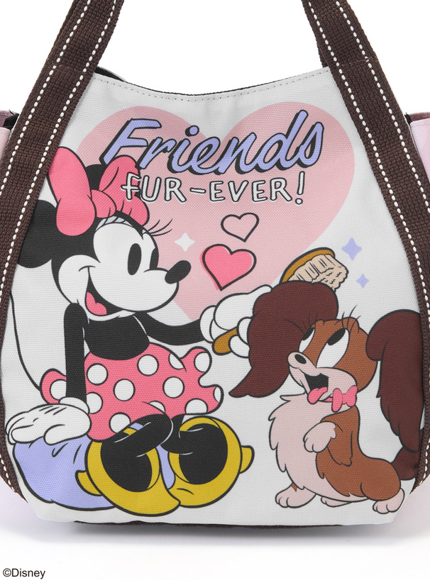 ディズニー　ミニーマウスミニバルーントートバッグ