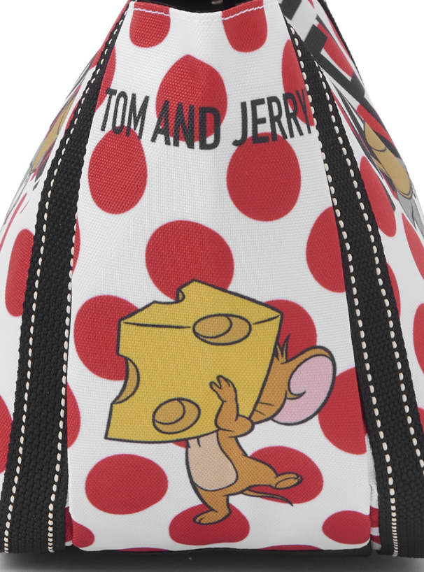 トムとジェリー　ドット柄バルーンミニトートバッグ
