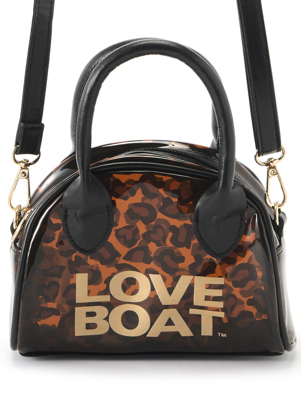 LOVEBOAT　2Wayレオパード柄クリアミニバッグ