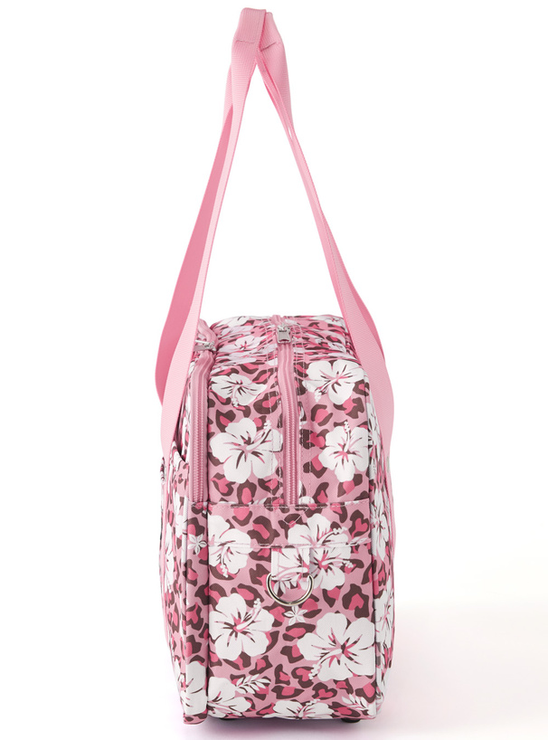 LOVEBOAT　レオパード&ハイビスカス柄スクールバッグ