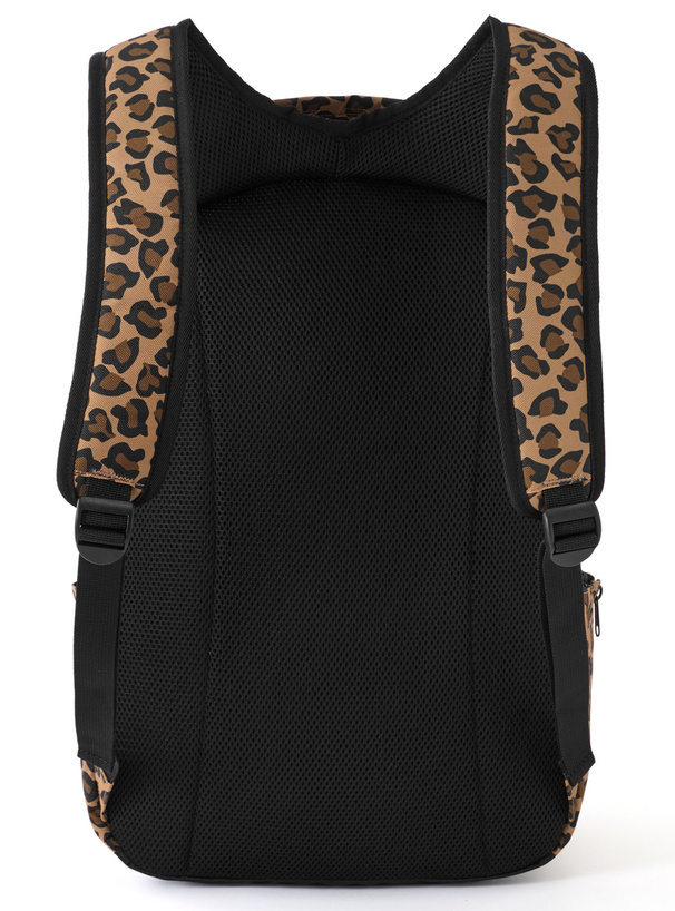 LOVEBOAT　レオパード柄ロゴ刺繍リュックサック