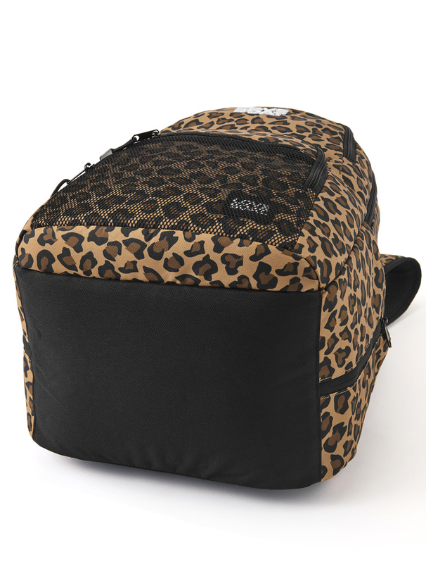 LOVEBOAT　レオパード柄ロゴ刺繍リュックサック