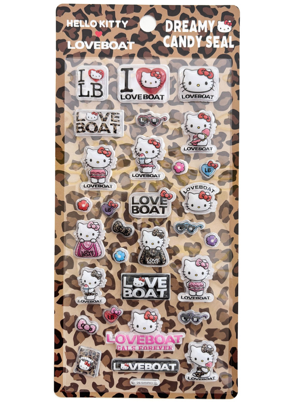 サンリオキャラクターズ　LOVE BOAT　ハローキティドリーミーキャンディシール