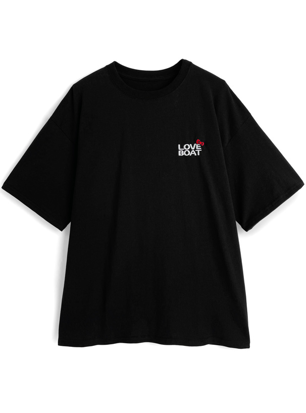 サンリオキャラクターズ　LOVE BOAT　ハローキティレオパード柄プリントTシャツ